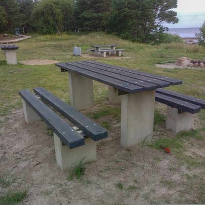 Benches and tables