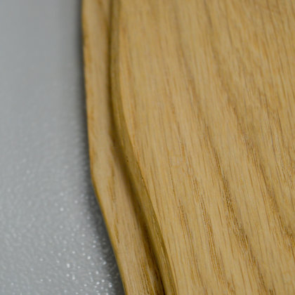 Curvilinear wood flooring