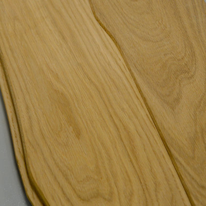 Curvilinear wood flooring