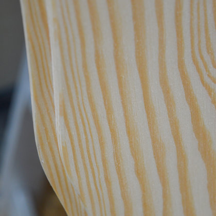 Curvilinear wood flooring