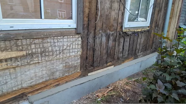 Exterior finishing boards - restoration