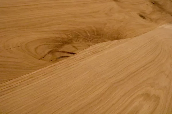 Curvilinear wood floorin
