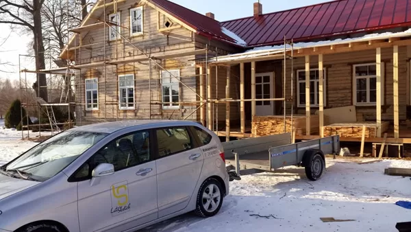 Exterior pine solid wood boards