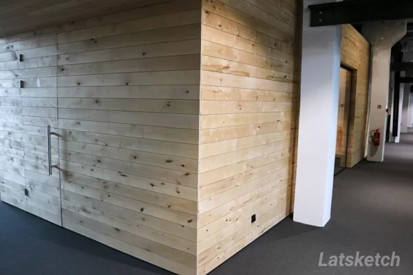 Birch solid wood interior finishing boards
