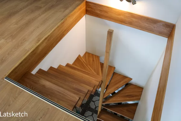 stairs in a private house in Ventspils