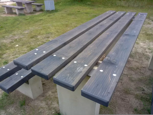 Benches and tables