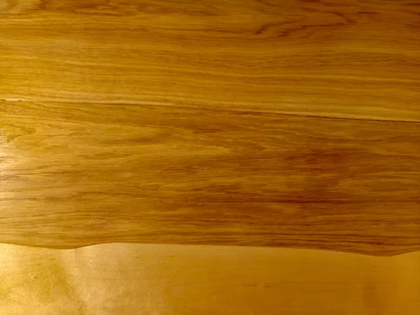 Curvilinear wood flooring