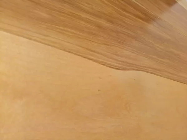 Curvilinear wood flooring