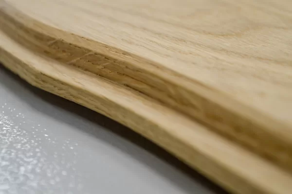 Curvilinear wood flooring