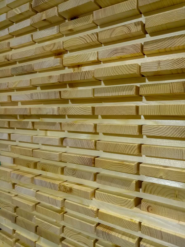 Solid spruce - balcony shields