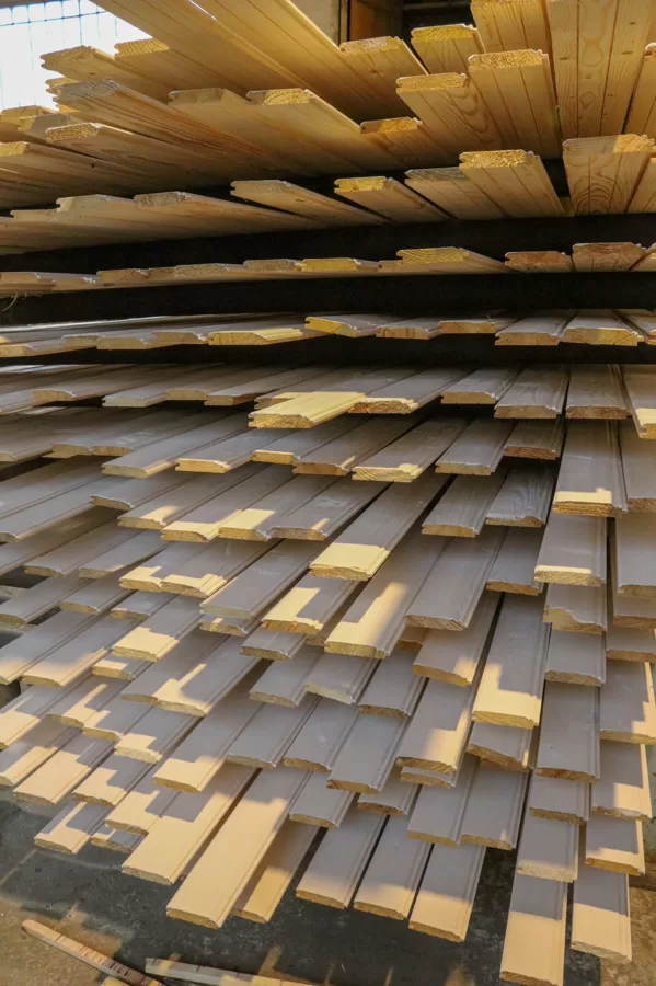 Exterior solid spruce boards